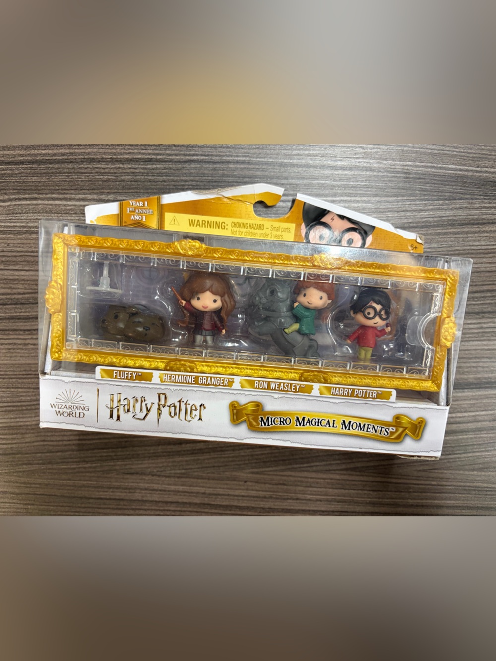 Harry Potter Micro Magical Moments Figure Set - Gold/White